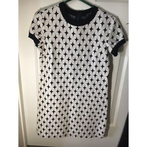 Black And White Retro Style Dress